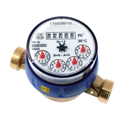 CONTADOR AF GSD8-I ¾” DN20-115 Q3 4m³/h (1"-1") C/tapa+racors BMETER